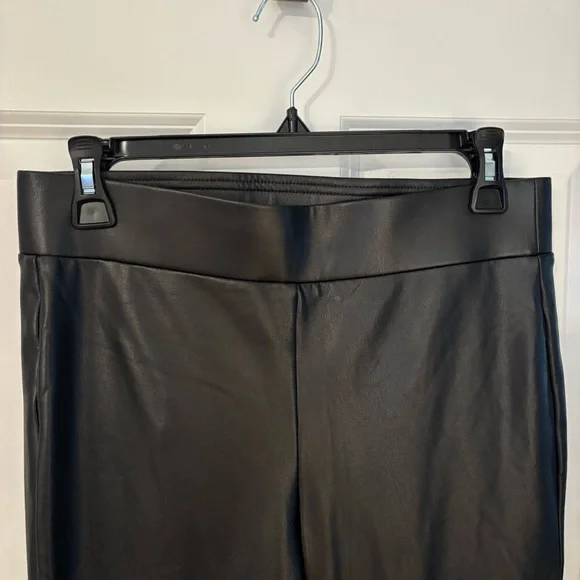 Loft coated faux leather pants. - Picture 2 of 4